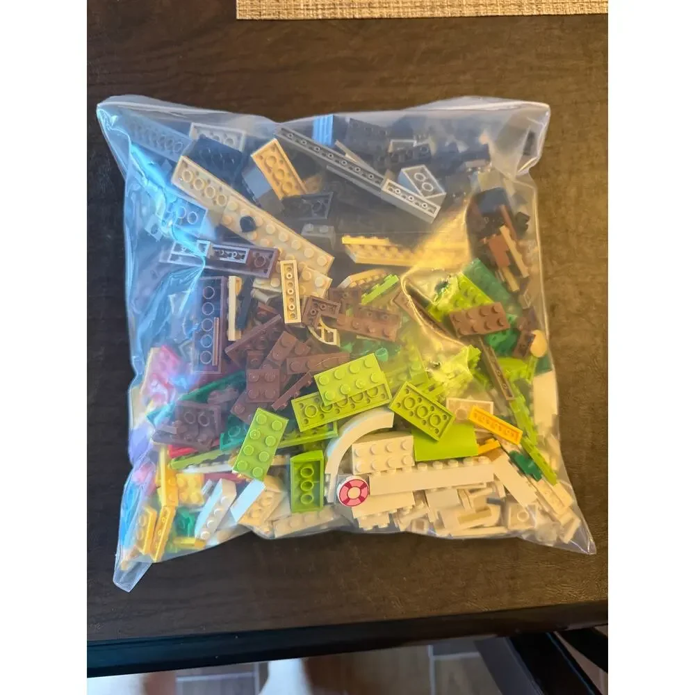 2.10 lbs of Lego Bricks and misc pieces. 100% Authentic Parts And pieces!